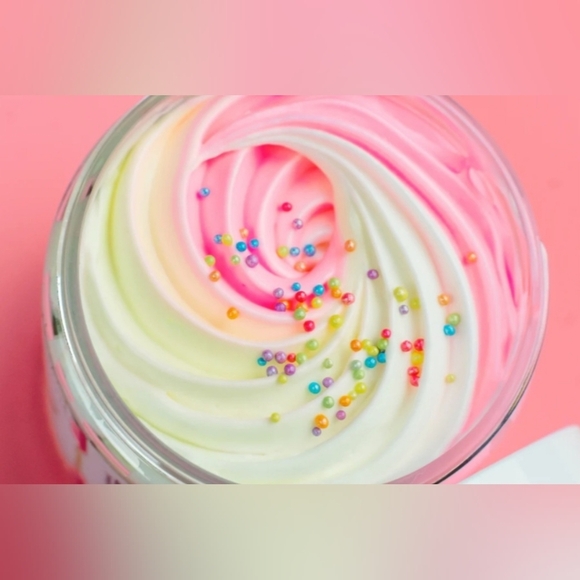 NEW 8oz AMNH Aminnah Birthday Cake Whipped Body Butter Sprinkles Pink White Bath - Picture 11 of 11